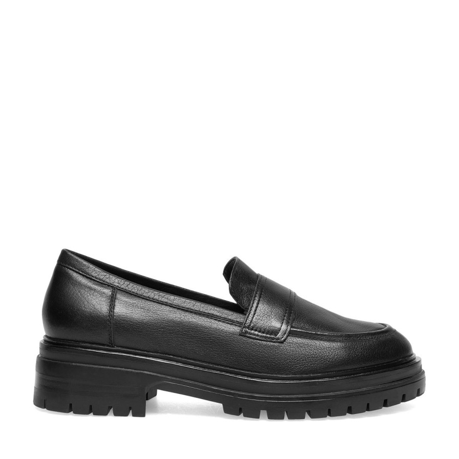 Women Silent D Flats & Loafers | Annas Loafer Black