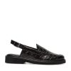 Women Silent D Flats & Loafers | Gliani Loafer Black Croc