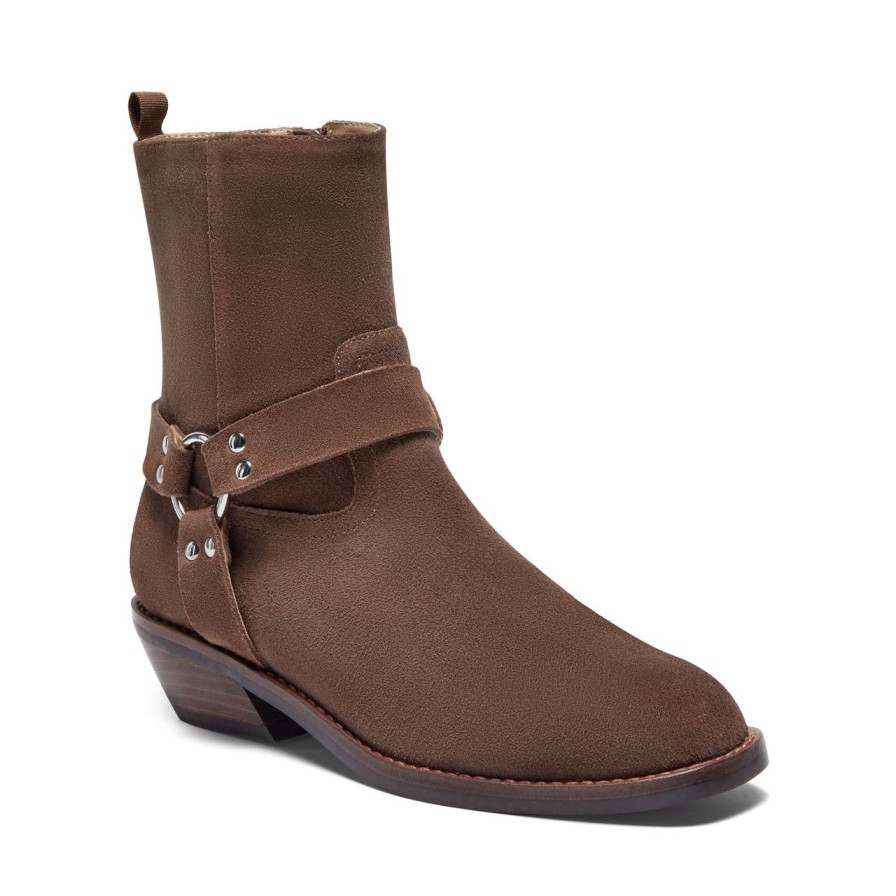 Women Silent D Ankle Boots | Claire Boot Taupe