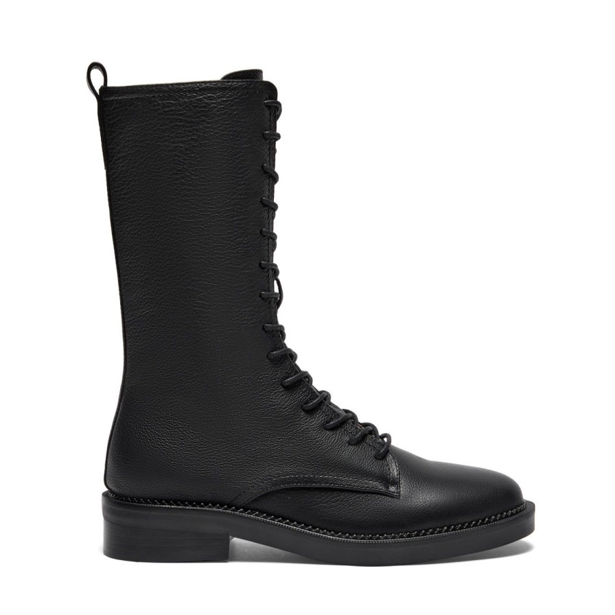 Women Silent D Tall Boots | Rocker Boot Black