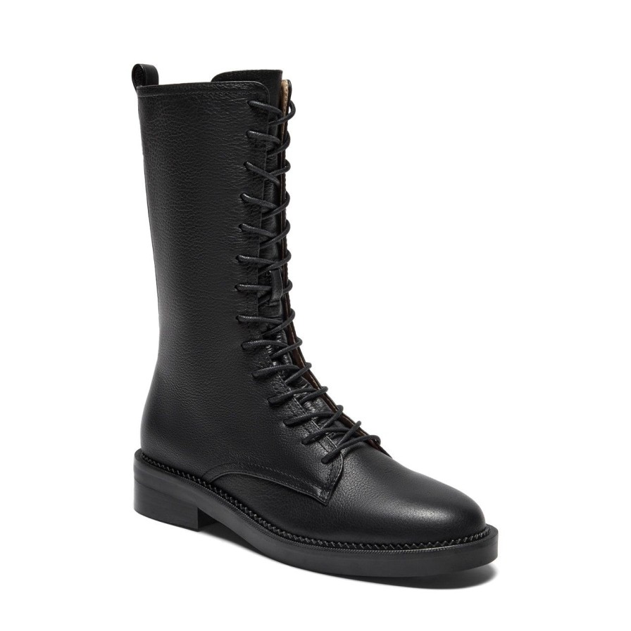 Women Silent D Tall Boots | Rocker Boot Black