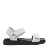 Women Silent D Flats | Rachel Sandal White