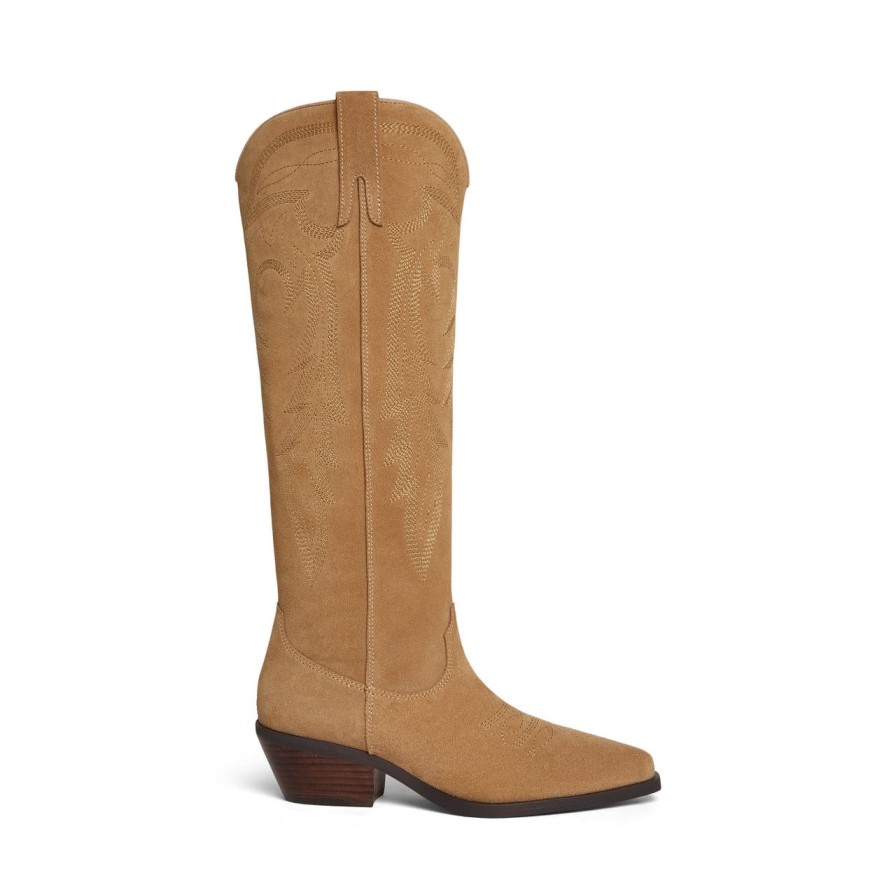 Women Silent D Tall Boots | Delila Boot Natural