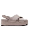 Women Silent D Flats | Pier Sandal Grey