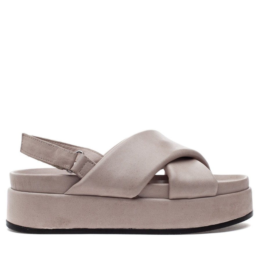 Women Silent D Flats | Pier Sandal Grey