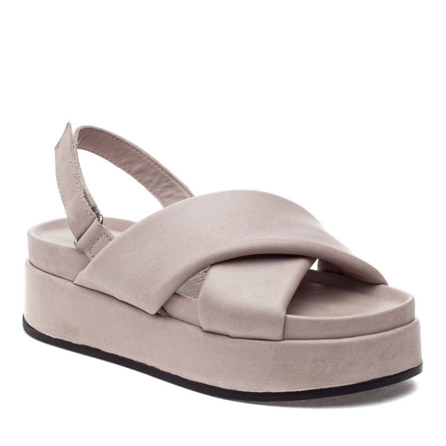 Women Silent D Flats | Pier Sandal Grey