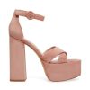 Women Silent D Platforms | Zumy Sandal Blush