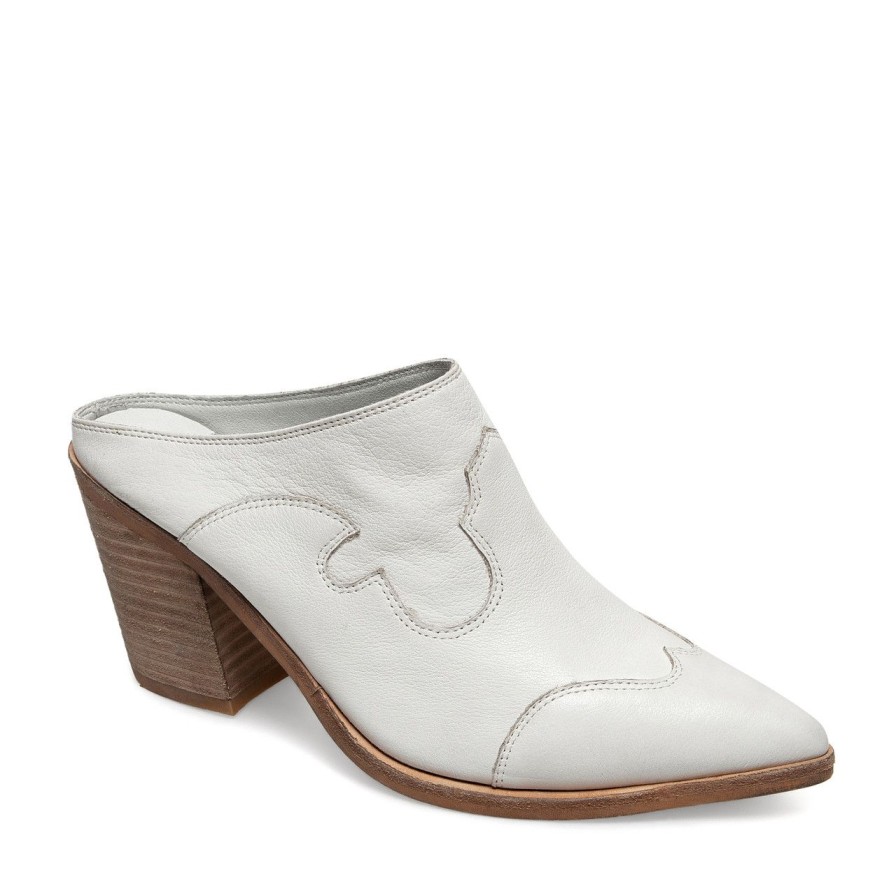 Women Silent D Mules & Clogs | Mopat Mule Off White