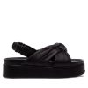 Women Silent D Flats | Pance Sandal Black