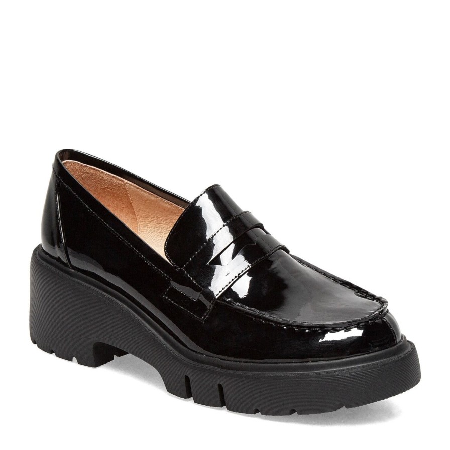 Women Silent D Flats & Loafers | Xainay Loafer Black