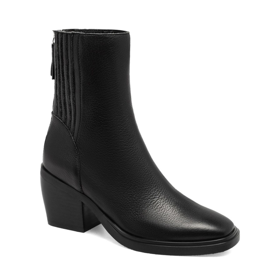 Women Silent D Ankle Boots | Teach Boot Black