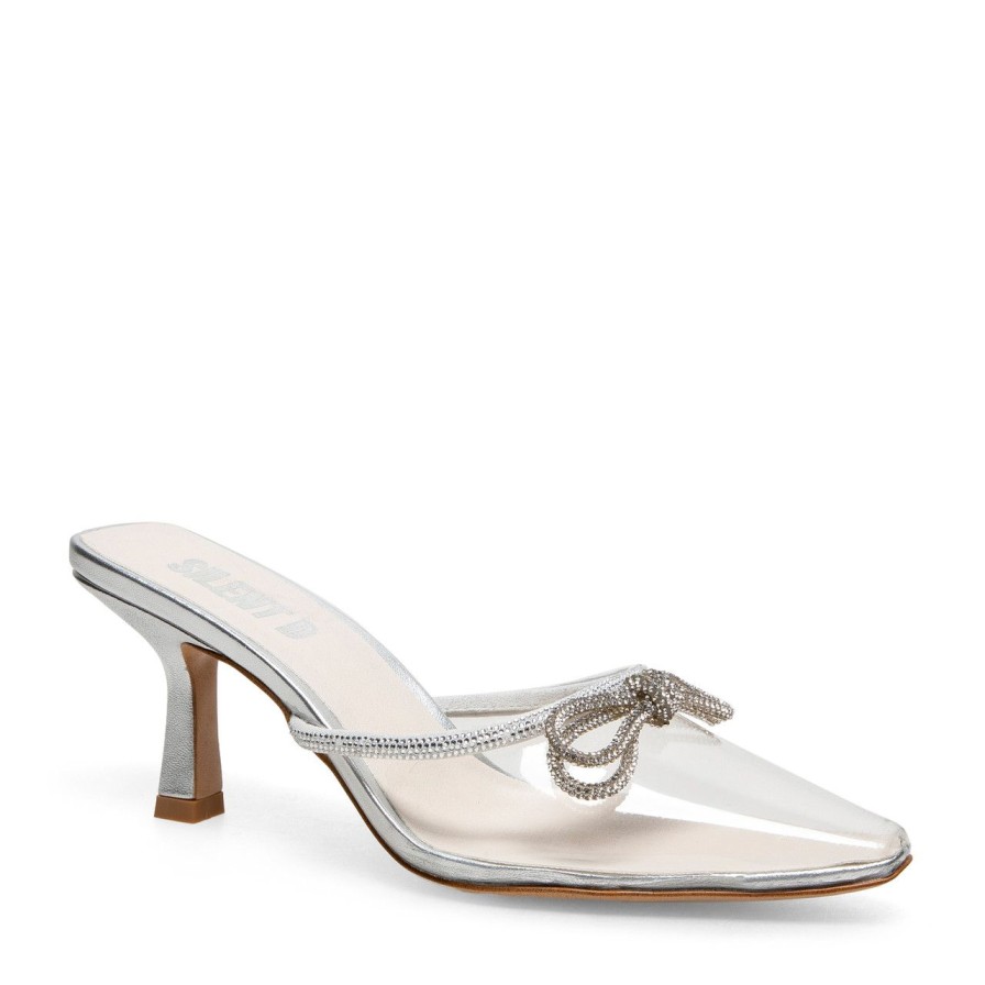 Women Silent D Heels | Aloise Mule Clear