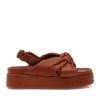 Women Silent D Flats | Pance Sandal Tan