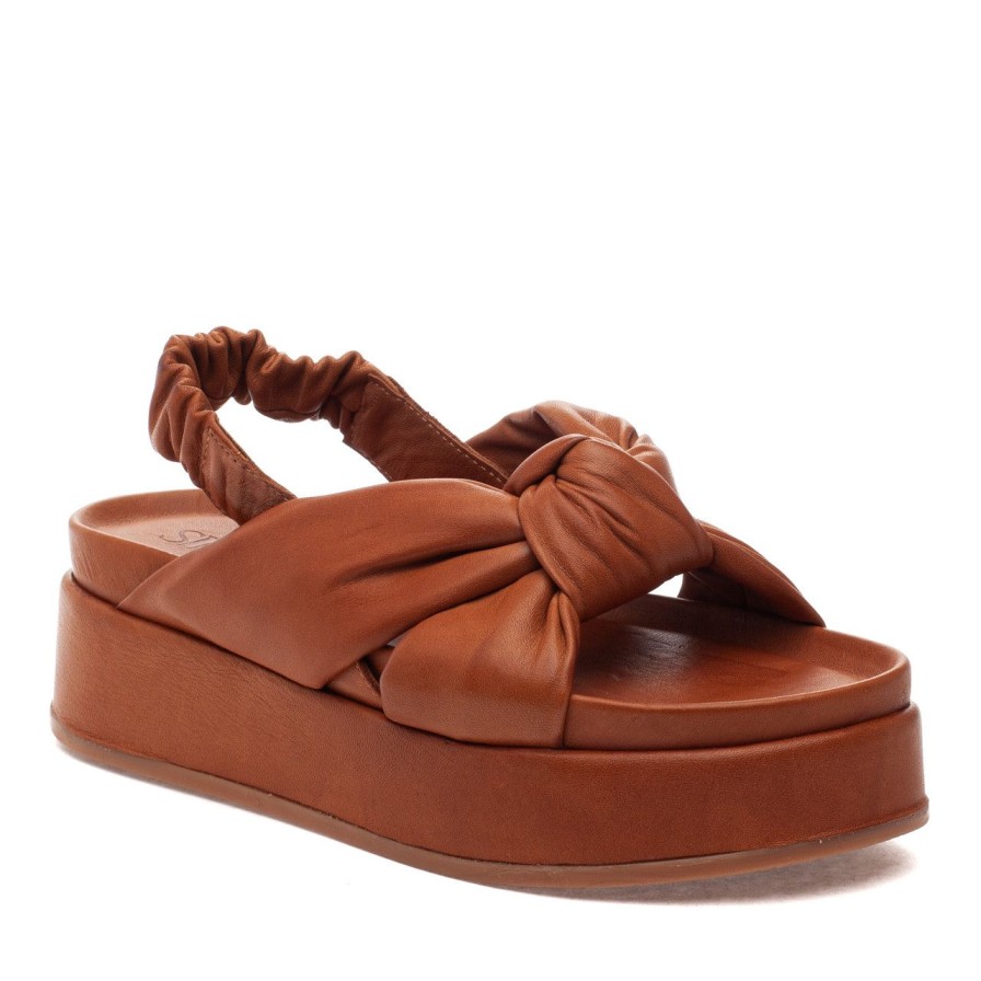 Women Silent D Flats | Pance Sandal Tan