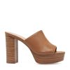 Women Silent D Platforms | Arabesa Sandal Tan/Natural