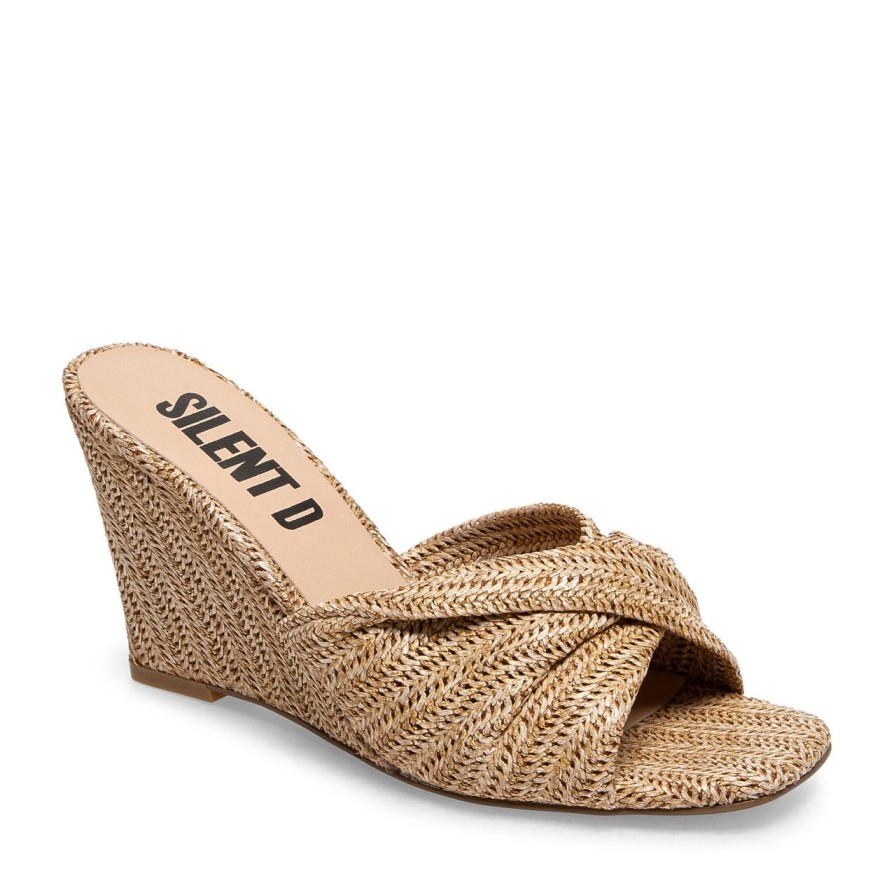 Women Silent D Wedges | Katia Sandal Natural