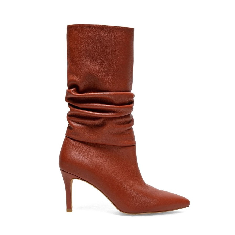 Women Silent D Tall Boots | Bolla Boot Terracotta