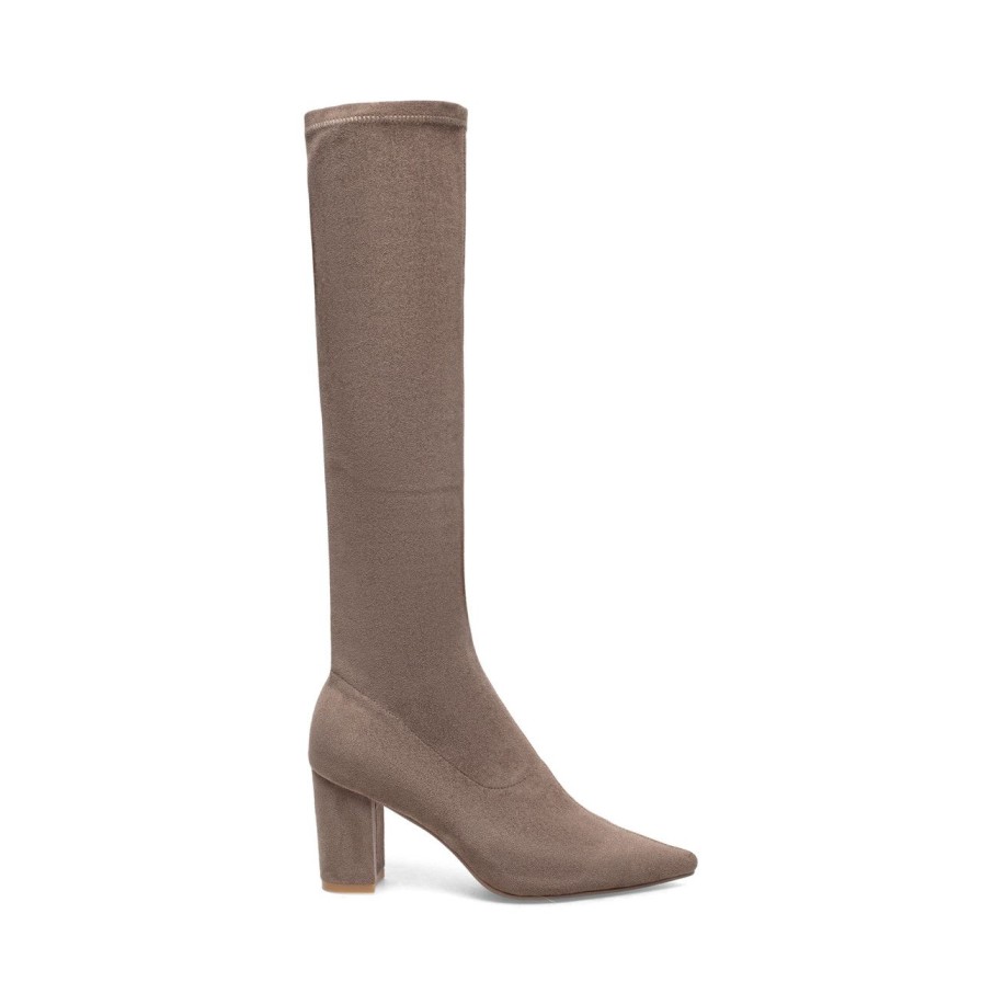 Women Silent D Tall Boots | Komass Boot Taupe