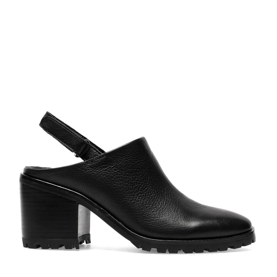 Women Silent D Mules & Clogs | Dareme Slingback Mule Black/Black