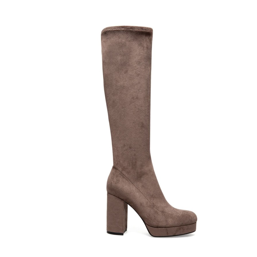 Women Silent D Tall Boots | Yelles Boot Taupe