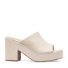 Women Silent D Platforms | Ceelia Sandal Oatmilk