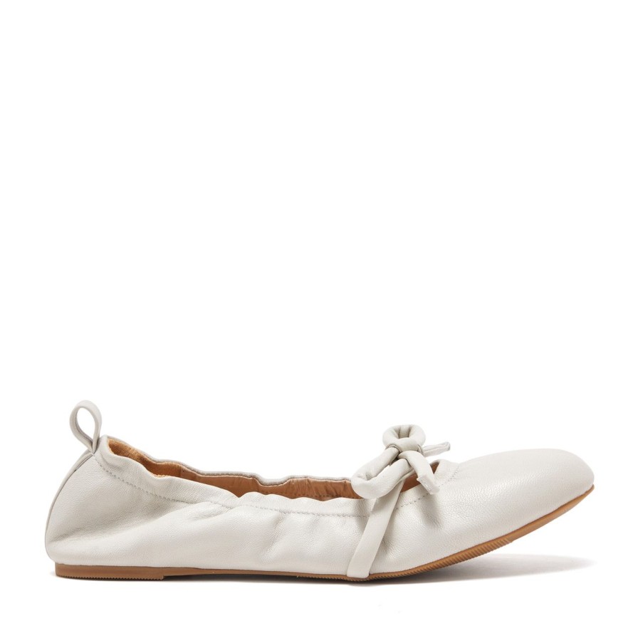 Women Silent D Flats & Loafers | Bella Flat Oatmilk