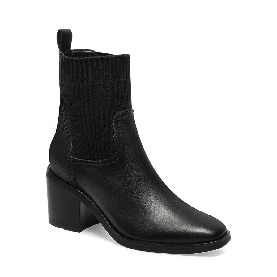 Women Silent D Ankle Boots | Nirvani Boot Black