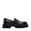 Women Silent D Flats & Loafers | Sia Loafer Black Croc