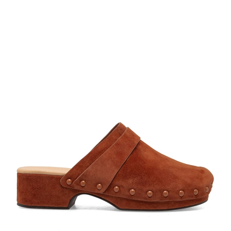 Women Silent D Mules & Clogs | Mina Clog Terracotta