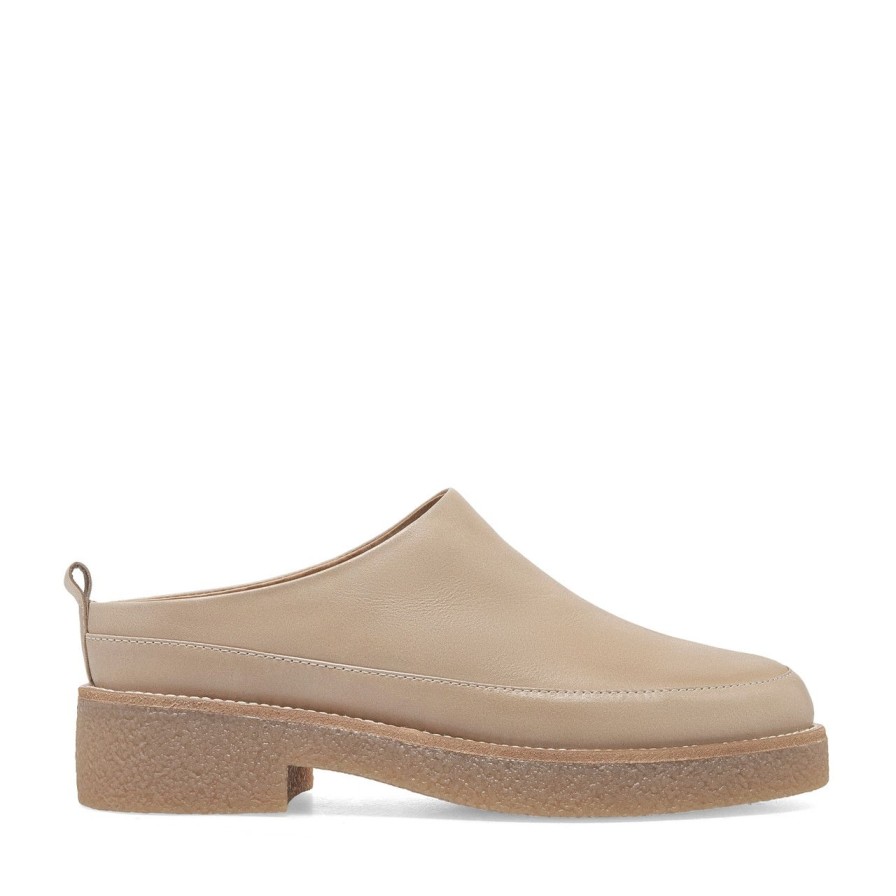 Women Silent D Mules & Clogs | Flora Clog Latte