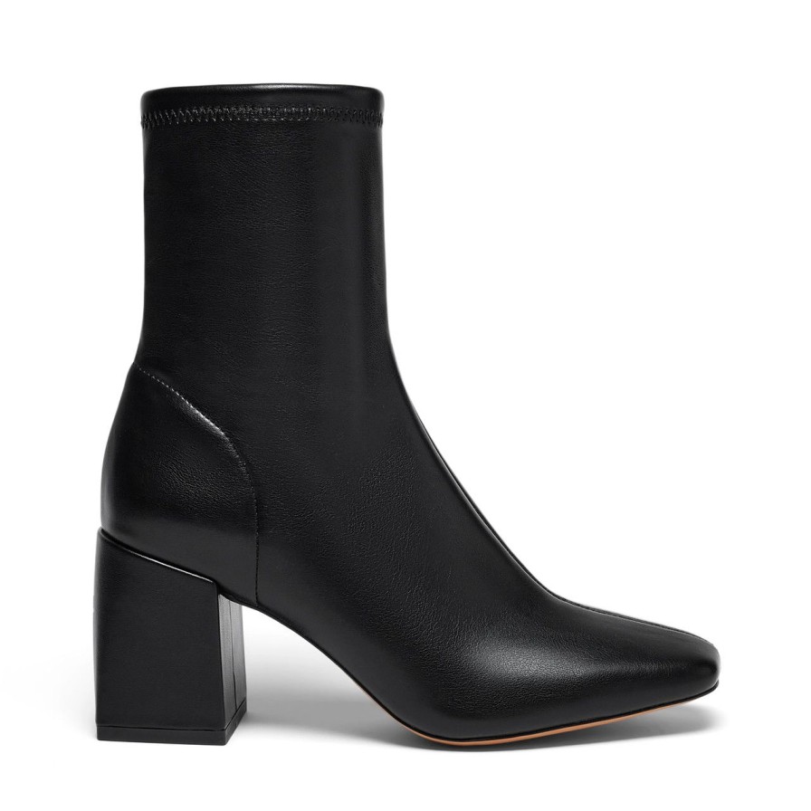 Women Silent D Ankle Boots | Carina Boot Black Stretch