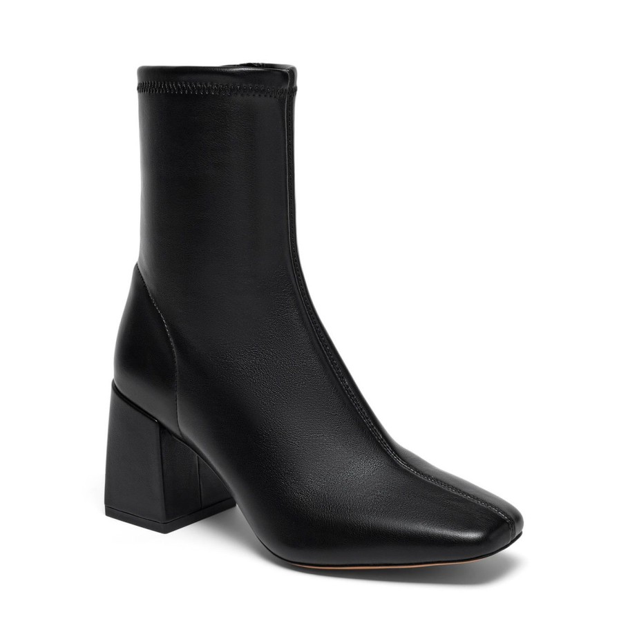 Women Silent D Ankle Boots | Carina Boot Black Stretch