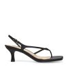 Women Silent D Heels | Dallasy Sandal Black