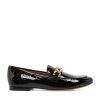 Women Silent D Flats & Loafers | Goose Loafer Black Croc