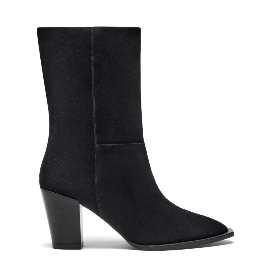 Women Silent D Tall Boots | Ivon Boot Black