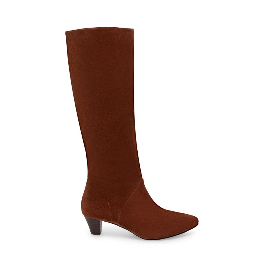 Women Silent D Tall Boots | Tinglet Boot Terracotta