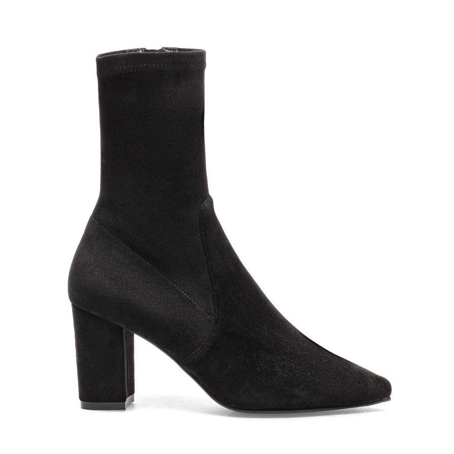 Women Silent D Ankle Boots | Nider Boot Black