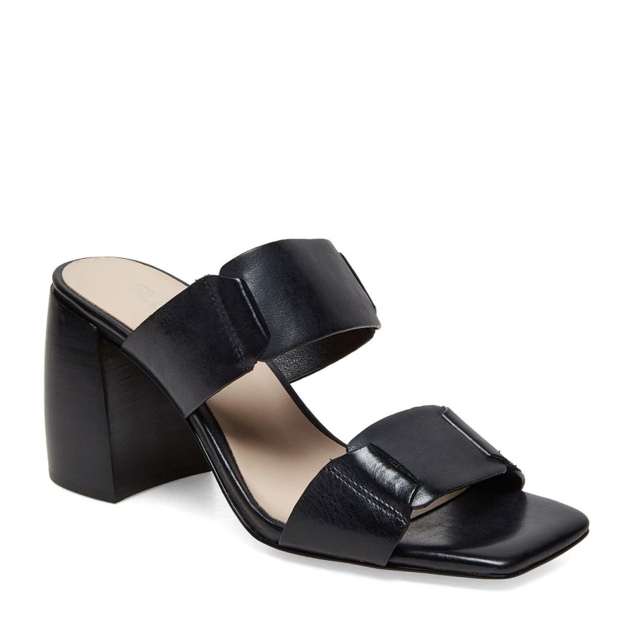 Women Silent D Heels | Tucker Sandal Black