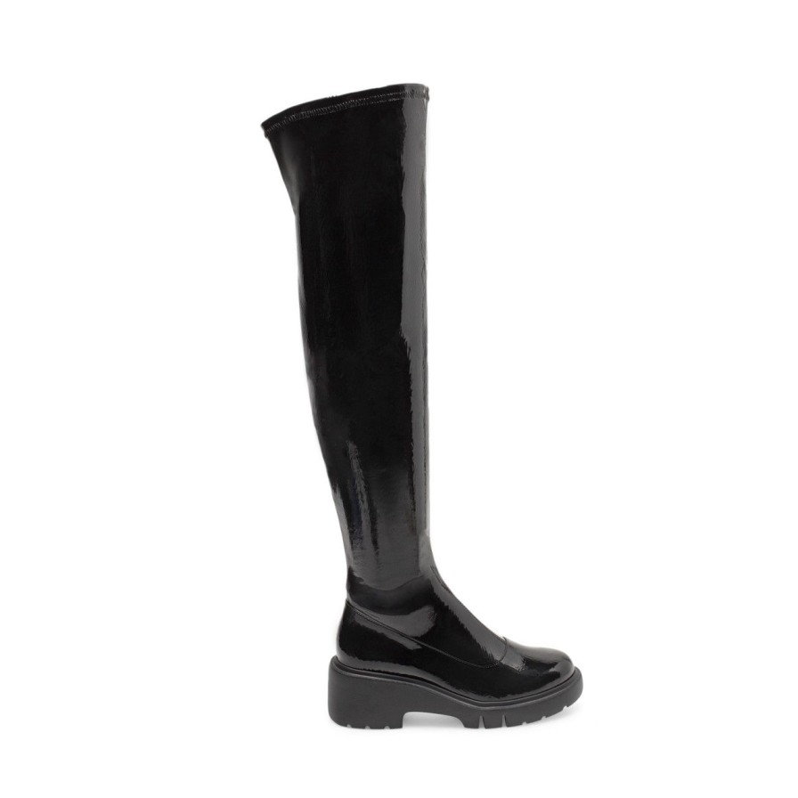 Women Silent D Tall Boots | Xeno Boot Black