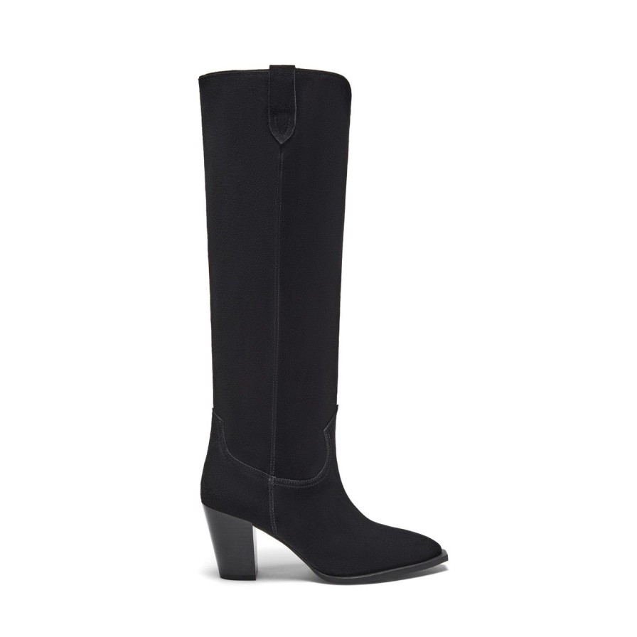 Women Silent D Tall Boots | Ivy Boot Black