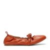 Women Silent D Flats & Loafers | Bella Flat Orange