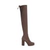 Women Silent D Tall Boots | Yerza Boot Taupe