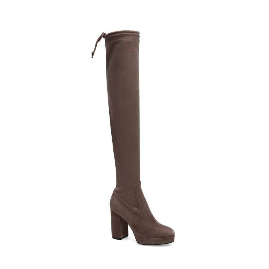 Women Silent D Tall Boots | Yerza Boot Taupe