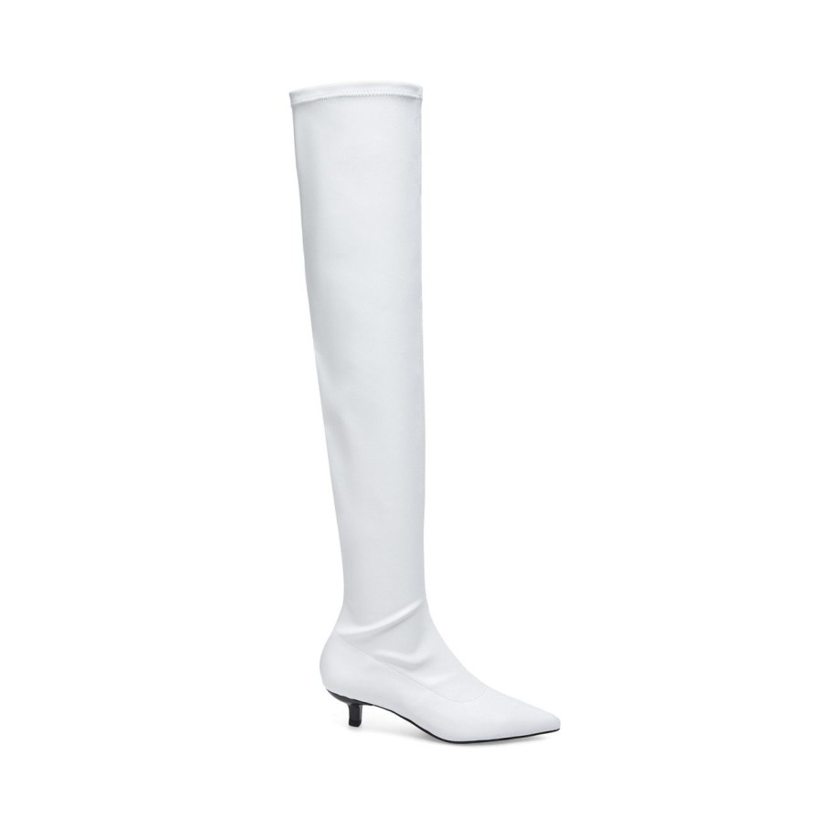 Women Silent D Tall Boots | Clarisea Boot Off White