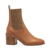 Women Silent D Ankle Boots | Nirvani Boot Tan