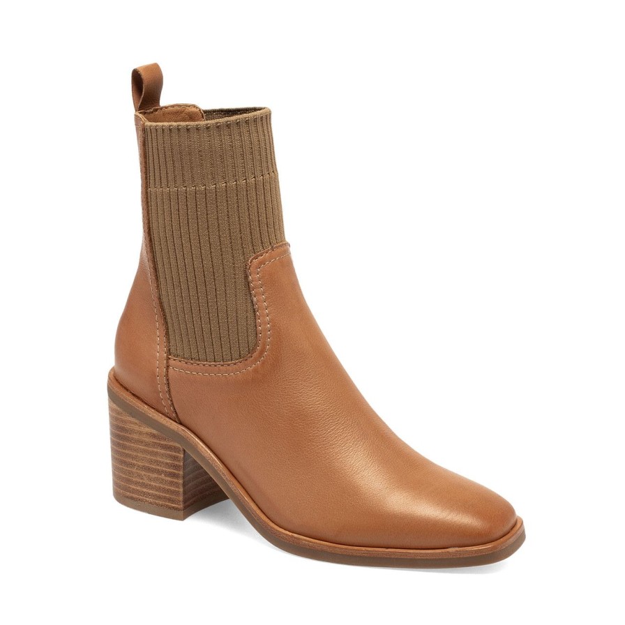 Women Silent D Ankle Boots | Nirvani Boot Tan