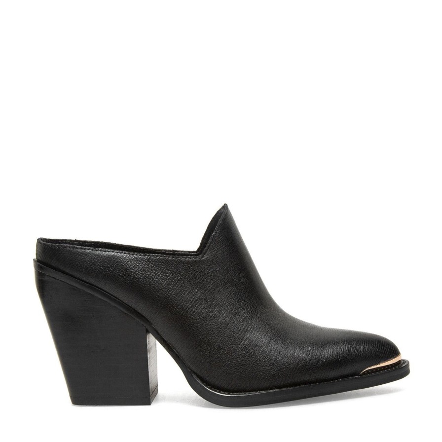 Women Silent D Mules & Clogs | Mulap Mule Black