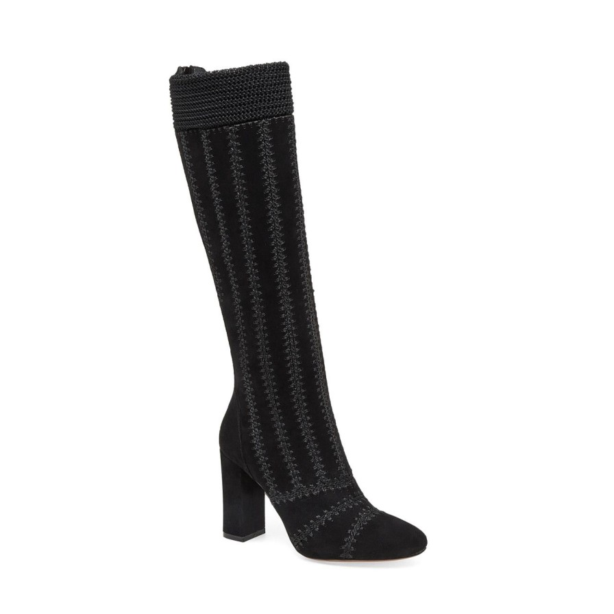 Women Silent D Tall Boots | Pachi Boot Black