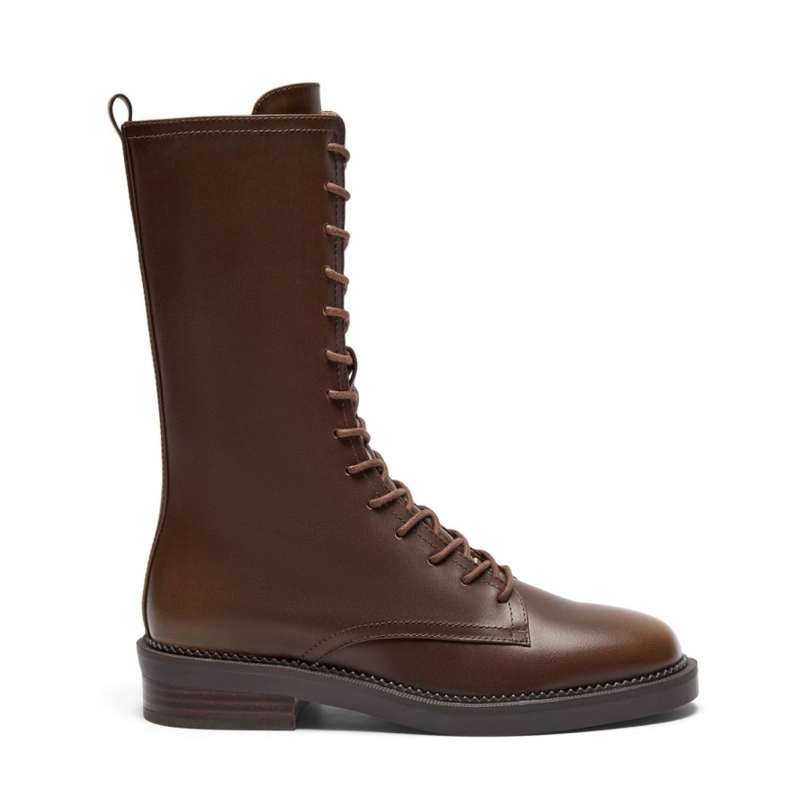 Women Silent D Tall Boots | Rocker Boot Brown