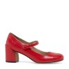 Women Silent D Heels | Korin Pump Red